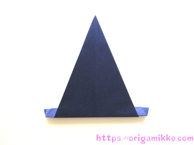 折り紙で帽子の折り方 ハロウィンの飾りつけに簡単かわいく出来ます おりがみっこ
