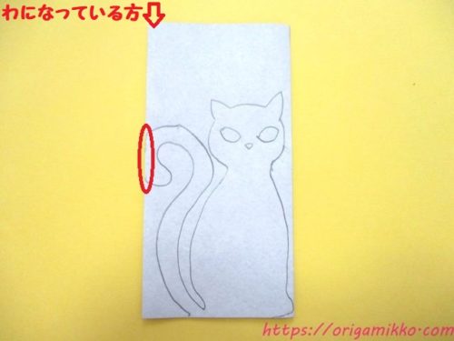 切り絵で簡単な猫の作り方 折り紙で黒猫をハサミだけで作れます ハロウィンの子供の製作にも最適です おりがみっこ