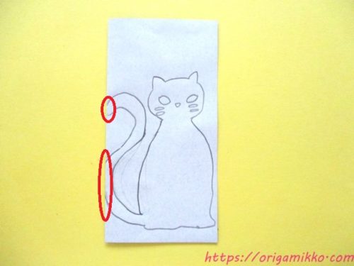 切り絵で簡単な猫の作り方 折り紙で黒猫をハサミだけで作れます ハロウィンの子供の製作にも最適です おりがみっこ
