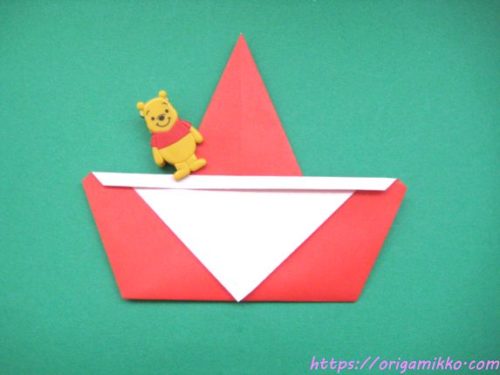 折り紙でサンタの立体な折り方 簡単に子どもでも作れて指人形にもなるよ おりがみっこ