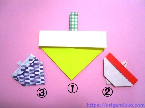 こまの折り紙 平面の作り方 簡単に1枚でかわいいコマが子供でも作れます おりがみっこ