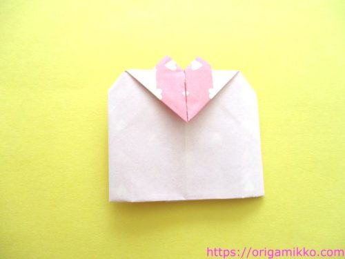 折り紙でポチ袋 ハートで簡単にかわいい折り方 お札や小銭入れにも おりがみっこ