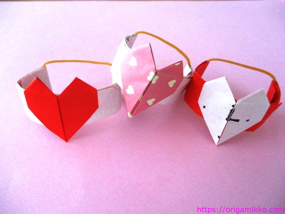 折り紙 ハート 折り紙でハートの折り方13選。平面から立体まで簡単可愛く作ってみたよ♪