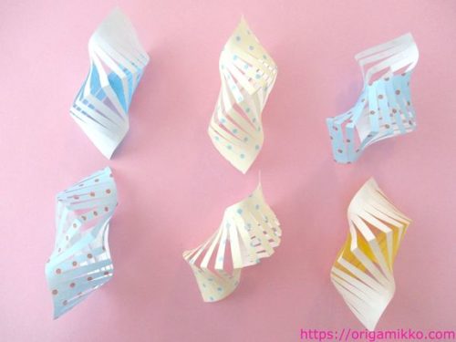 折り紙で巻貝の立体な折り方 簡単で七夕飾りの貝殻にもオススメ おりがみっこ