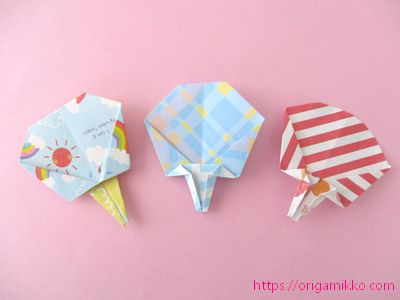 折り紙でうちわの作り方 簡単に平面の夏祭りの飾りを製作しよう おりがみっこ