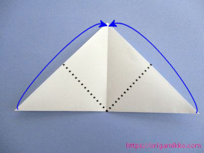 月見団子や台を折り紙で 簡単な平面のお月見飾りの折り方2種類 おりがみっこ