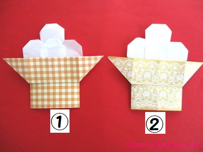 月見団子や台を折り紙で 簡単な平面のお月見飾りの折り方2種類 おりがみっこ